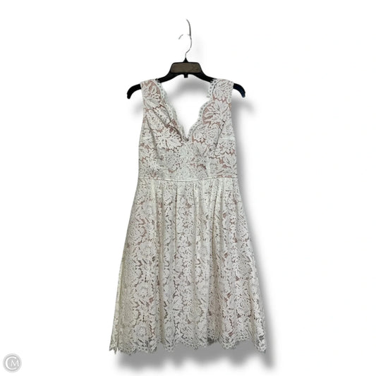 Dress Casual Short By Lulus In Cream, Size: M