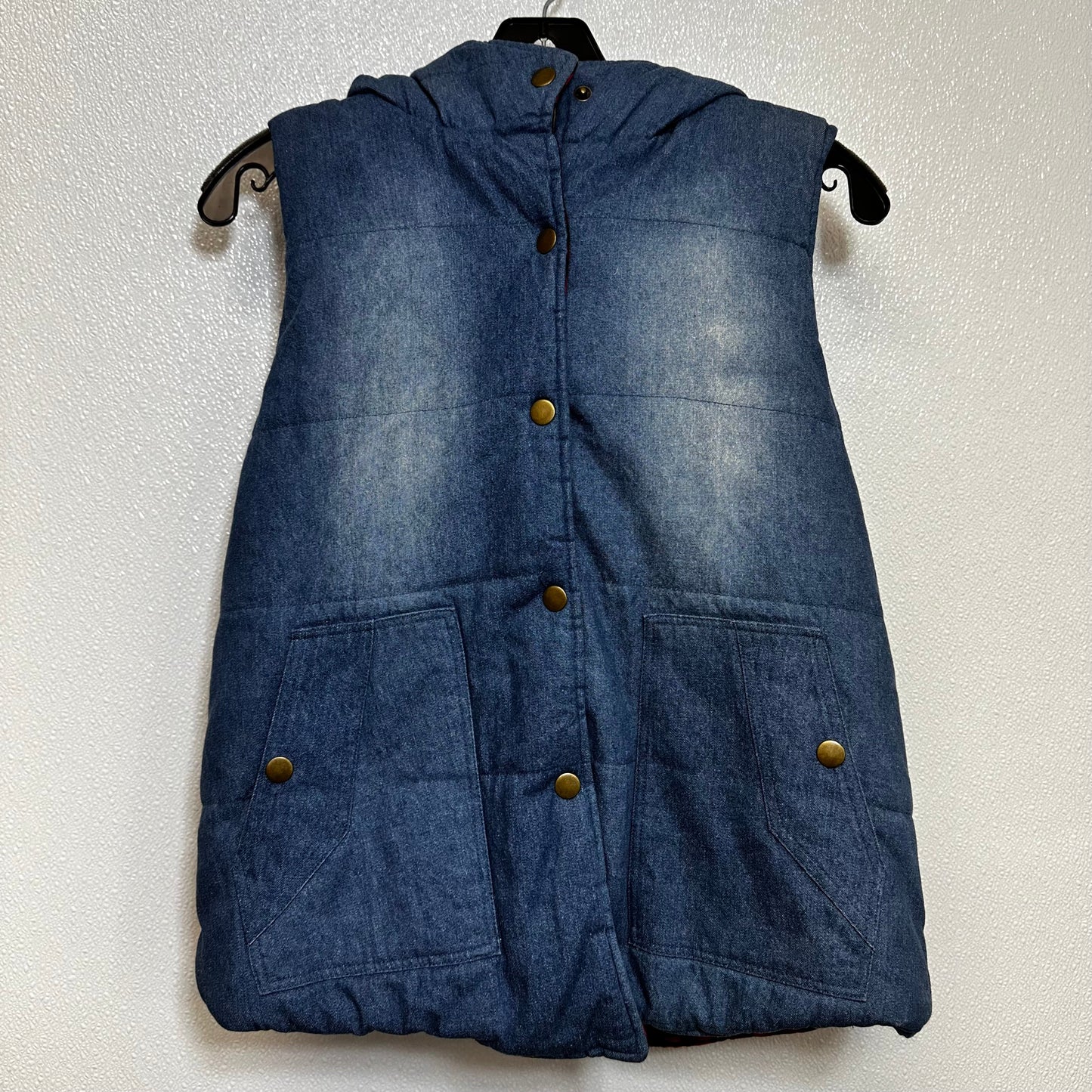 Denim Vest Puffer & Quilted Clothes Mentor, Size M