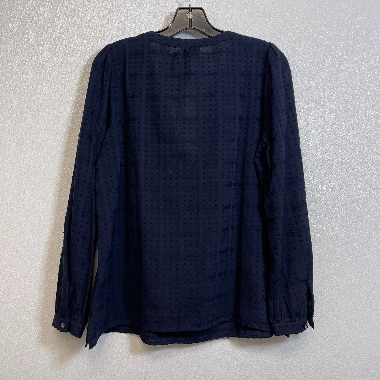 Top Long Sleeve By Talbots In Navy, Size: M