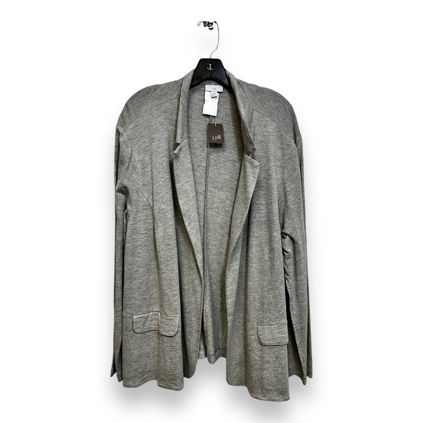 Cardigan By J Jill In Grey, Size: 3x