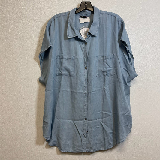 Top Short Sleeve By Torrid In Denim, Size: 3x