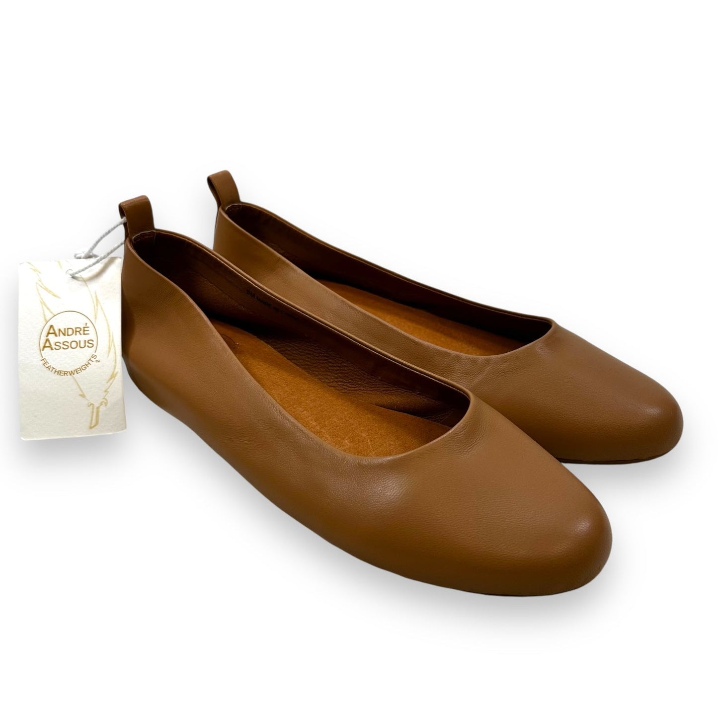 Shoes Flats By Clothes Mentor In Tan, Size: 8.5