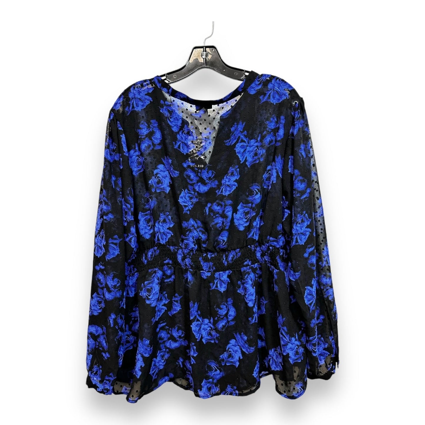 Top Long Sleeve By Torrid In Floral Print, Size: 3x