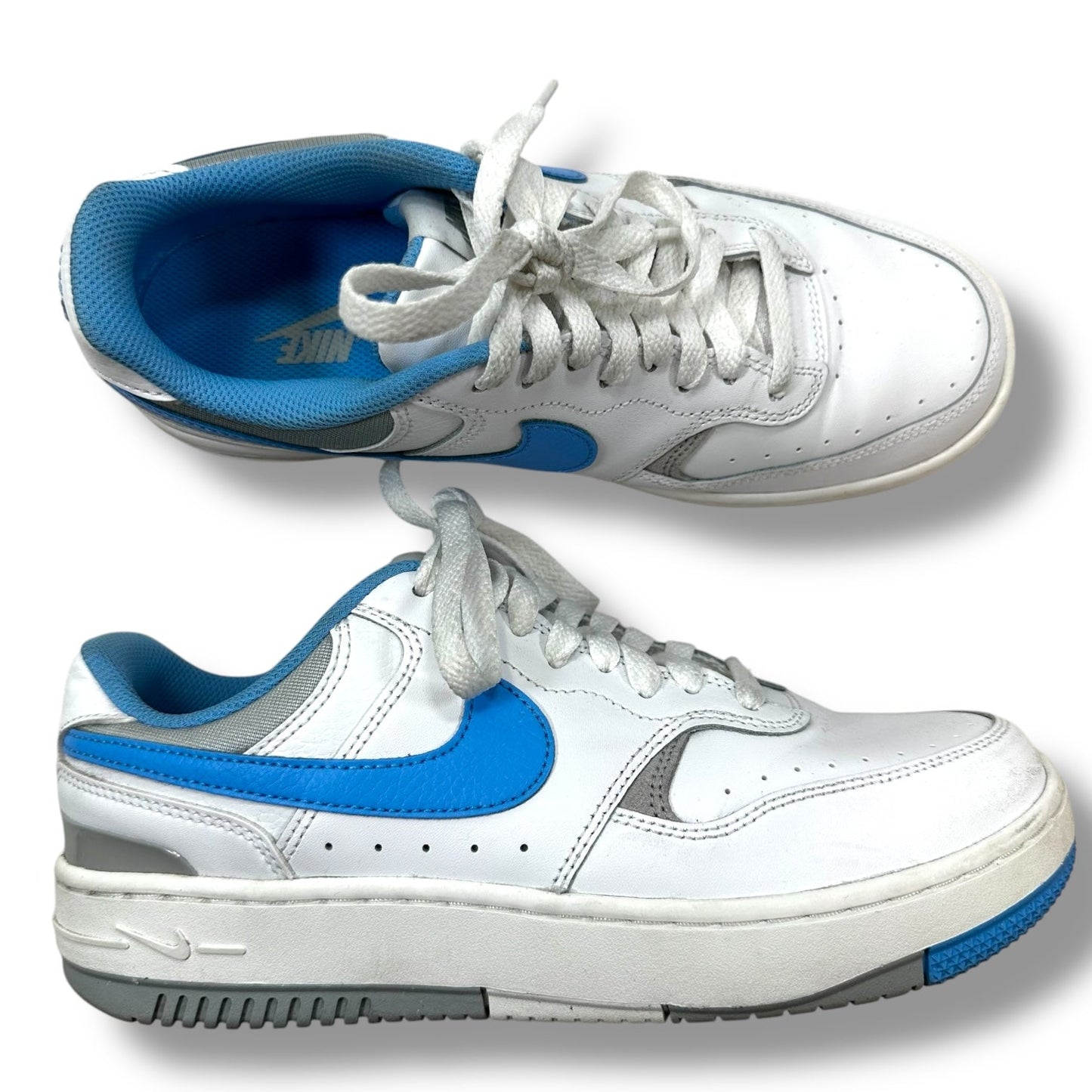 Shoes Athletic By Nike In White, Size: 8.5