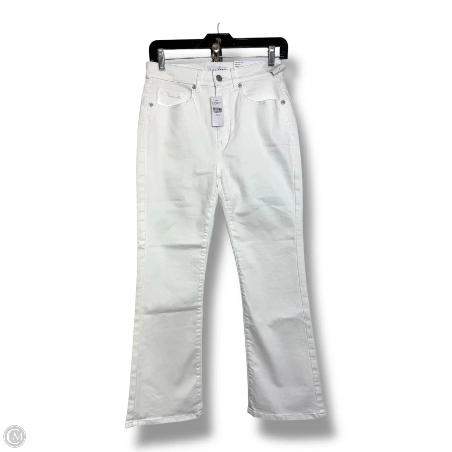 Pants Cropped By Loft In White, Size: 0