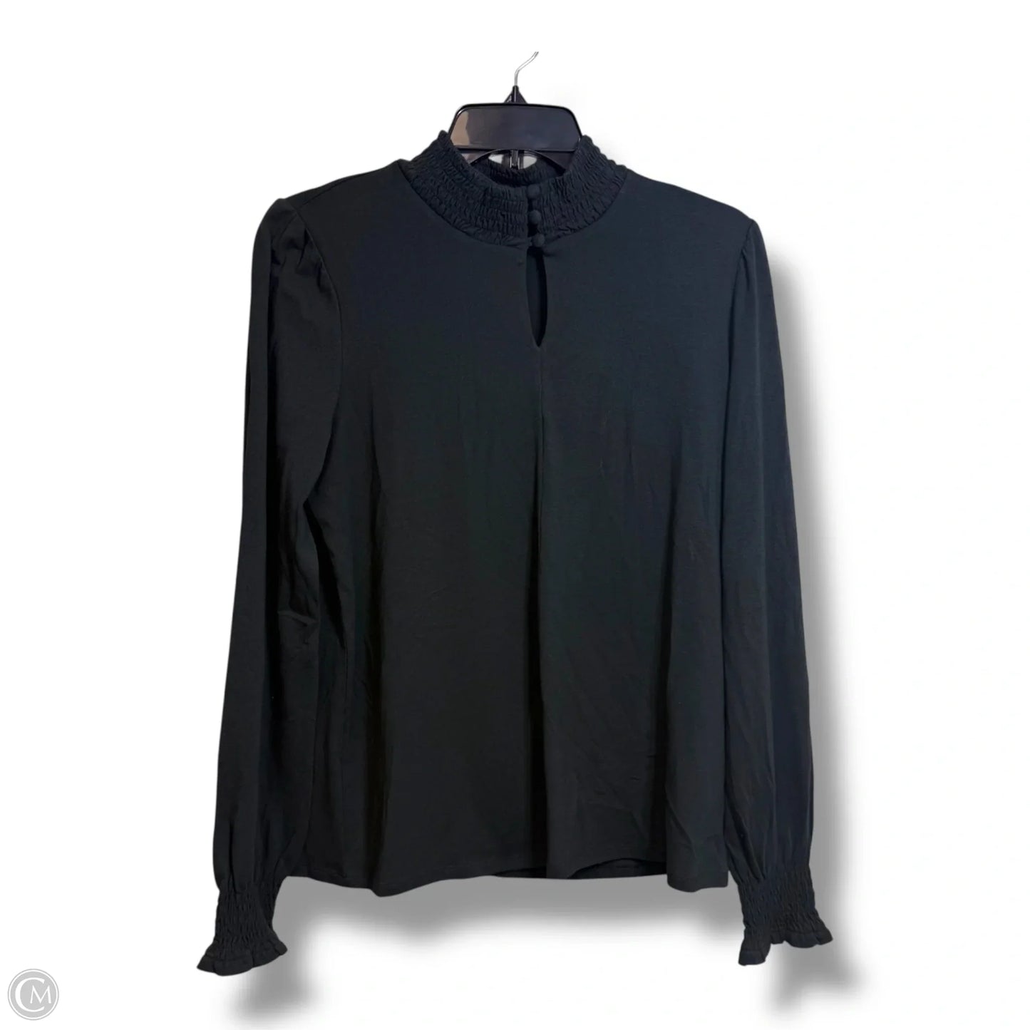 Top Long Sleeve By J. Jill In Black, Size: S
