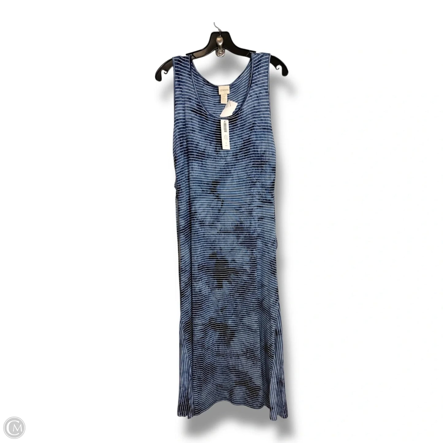 Dress Casual Maxi By Chicos In Striped Pattern, Size: Xl