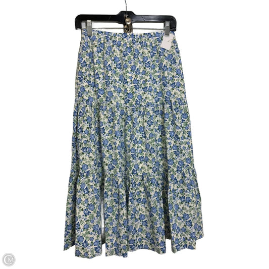 Skirt Midi By Clothes Mentor In Floral Print, Size: M