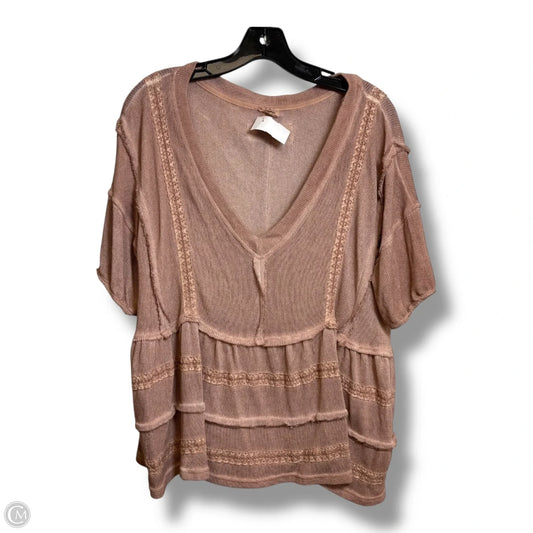 Top Sleeveless By Pol In Taupe, Size: M