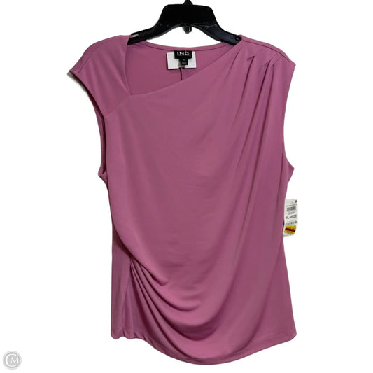 Top Sleeveless Basic By Inc In Pink, Size: Xl