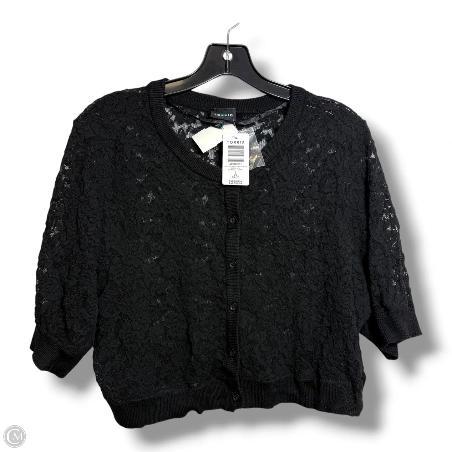 Cardigan By Torrid In Black, Size: 2x