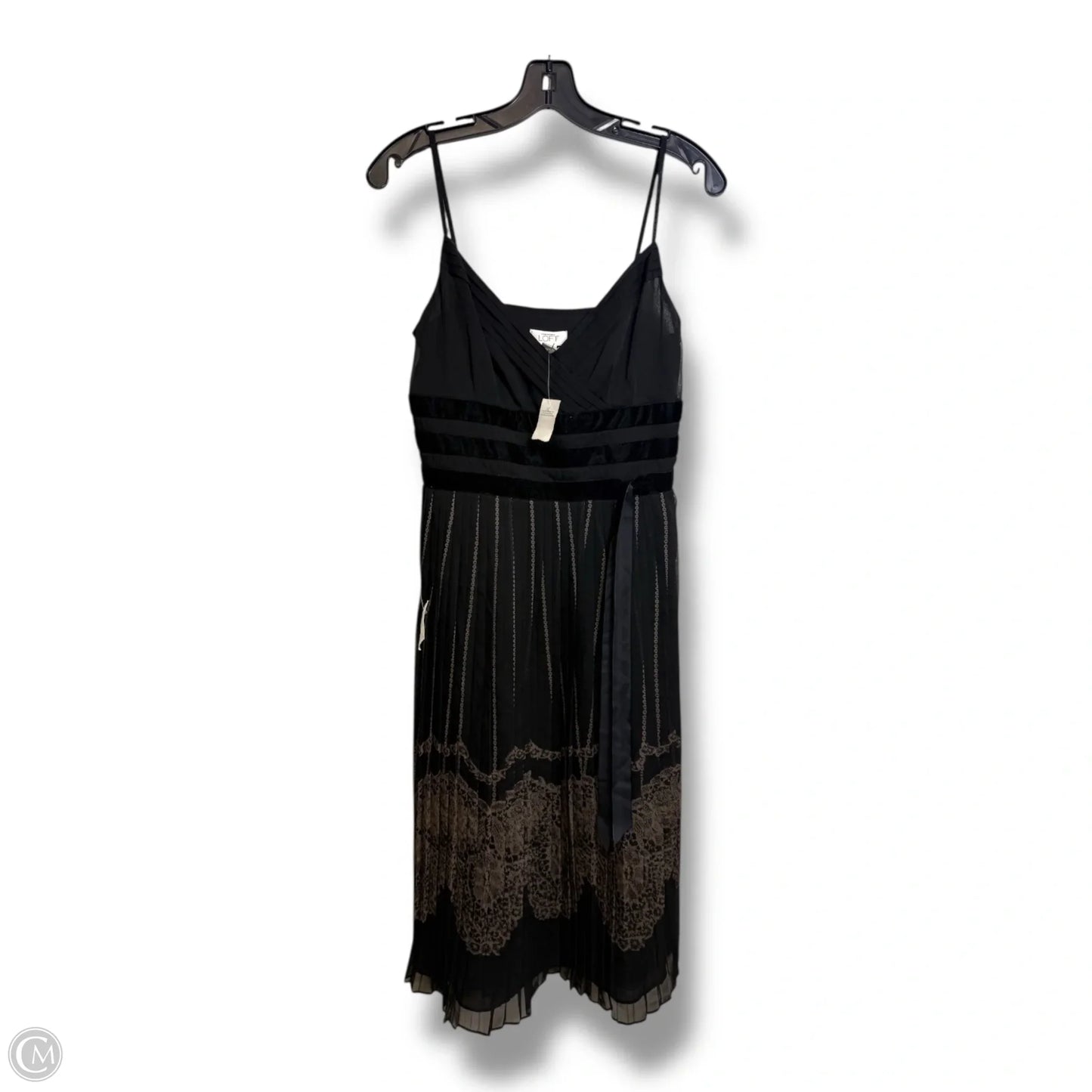 Dress Casual Midi By Loft In Black, Size: 4