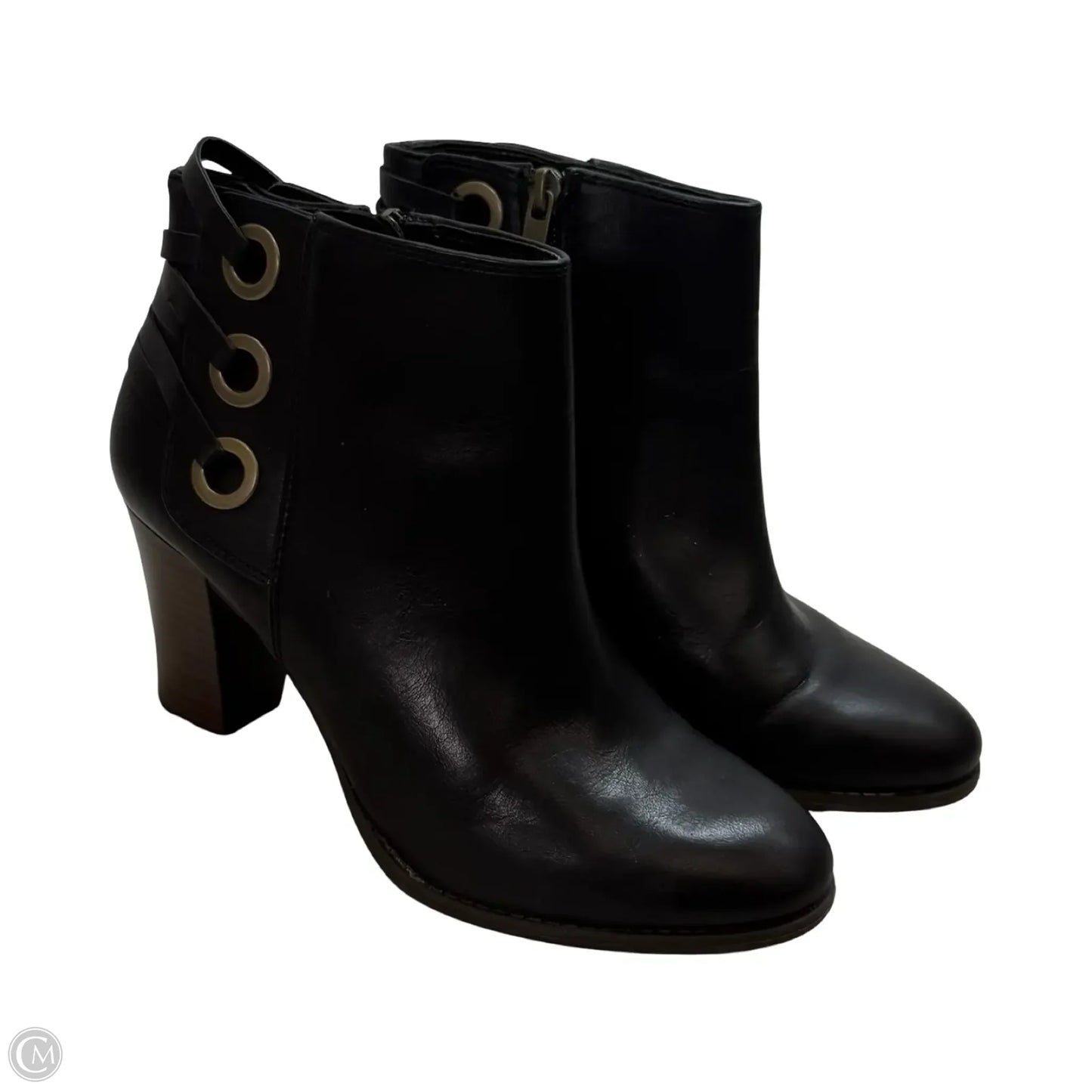 Boots Ankle Heels By Inc In Black, Size: 7.5