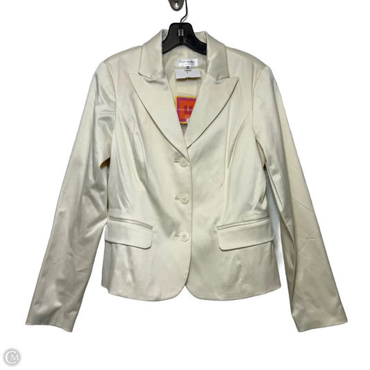 Blazer By Isaac Mizrahi Target In Cream, Size: M