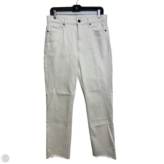 Jeans Straight By Loft In White, Size: 6