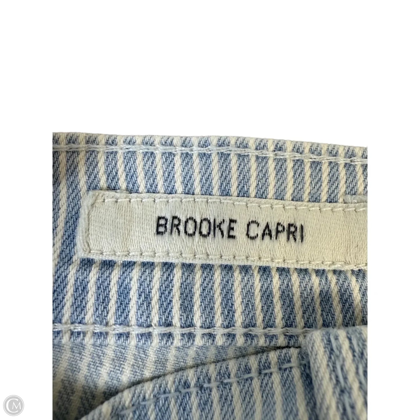 Brooke capri Jeans By Lucky Brand In Blue Denim, Size: 10