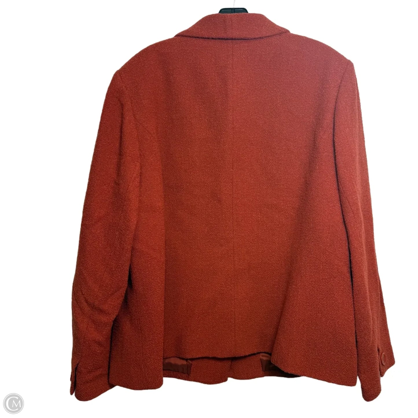 Coat Peacoat By Jones New York In Orange, Size: 18