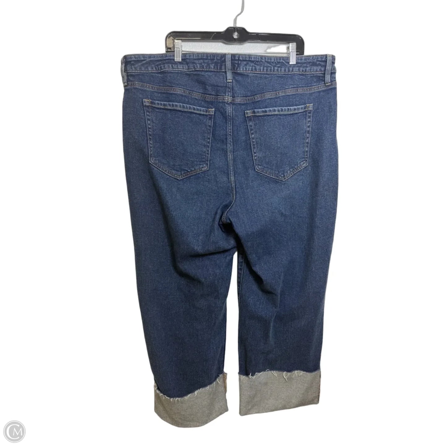 Jeans Boyfriend By Ava & Viv In Blue Denim, Size: 18