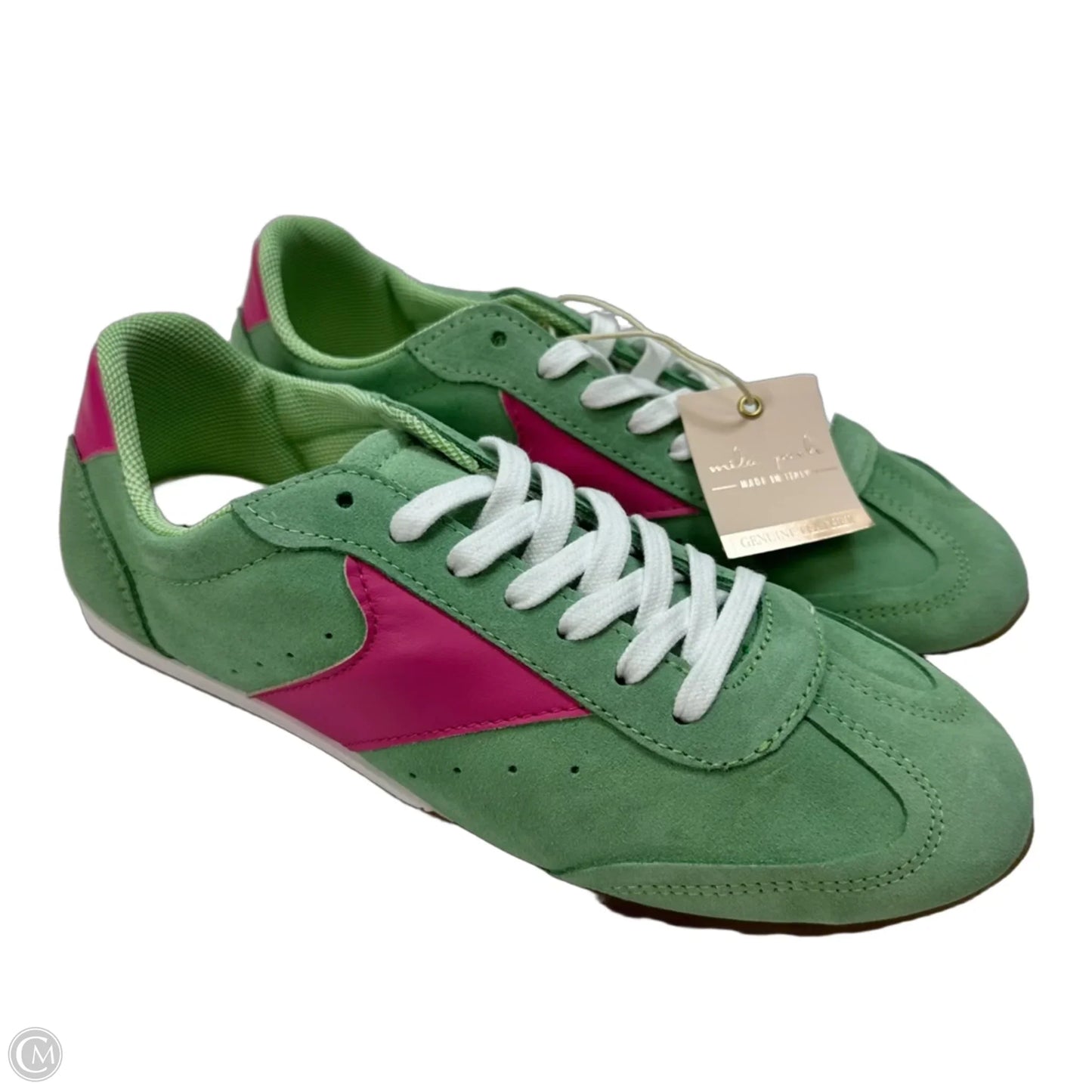 Shoes Athletic By Clothes Mentor In Green, Size: 8/39