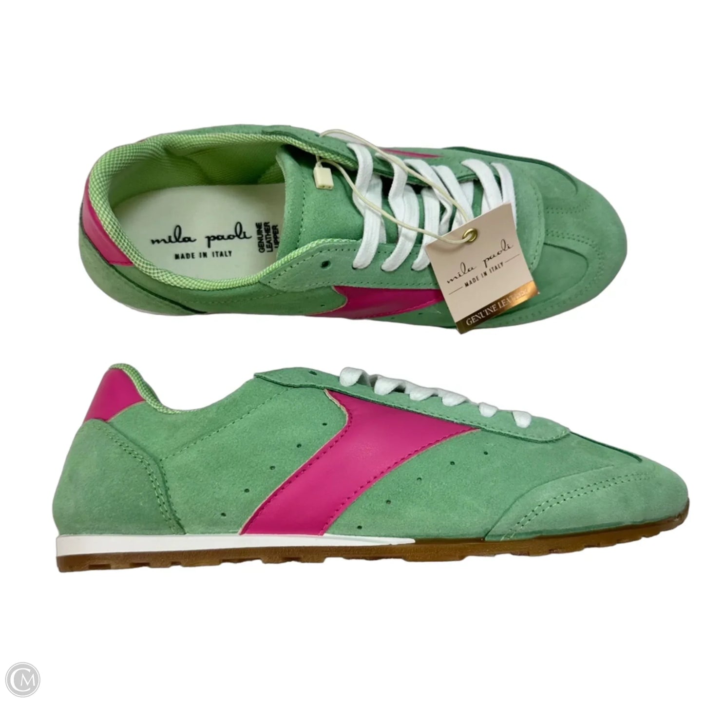 Shoes Athletic By Clothes Mentor In Green, Size: 8/39