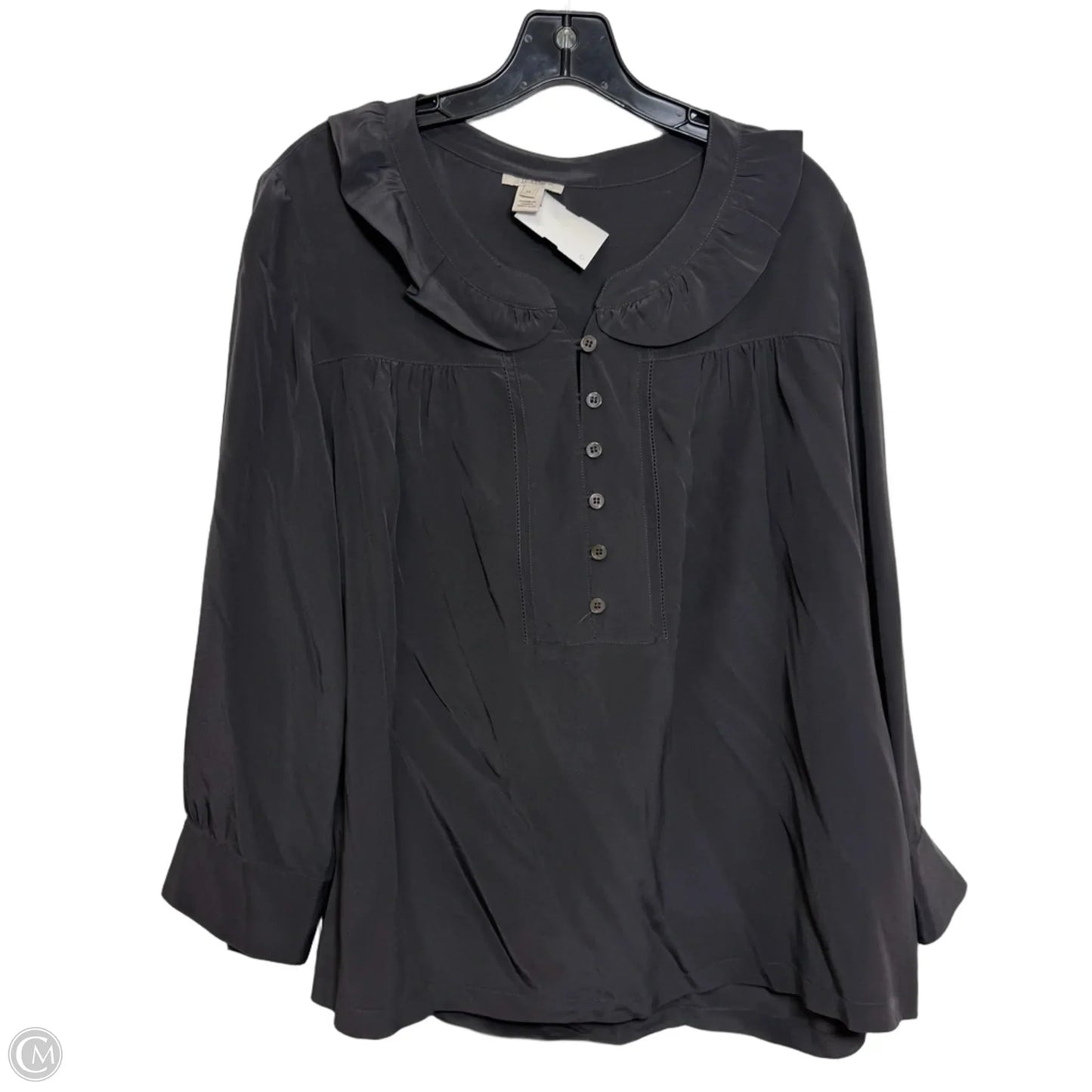 Top Long Sleeve By J. Crew In Grey, Size: L