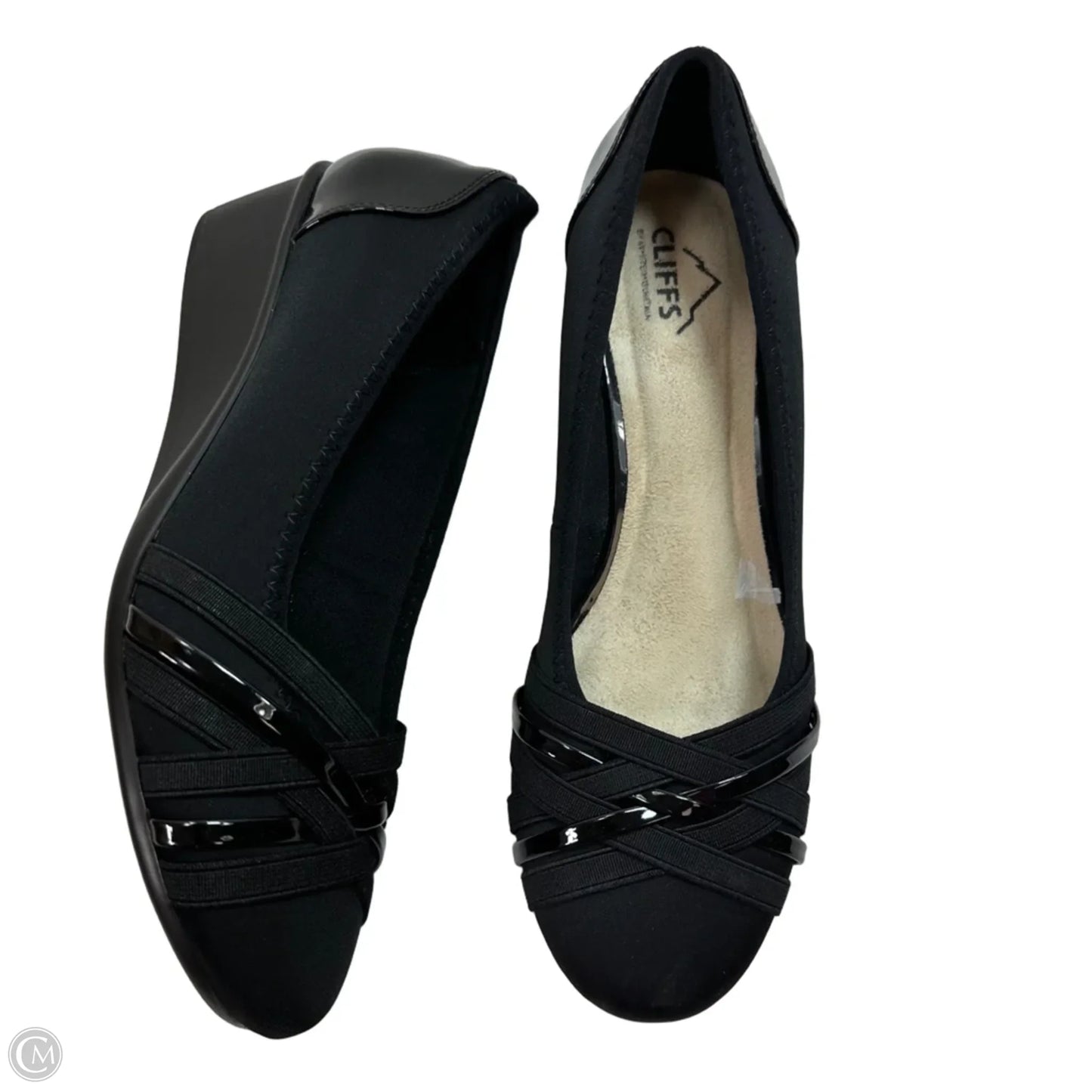 Shoes Flats By Cliffs In Black, Size: 9