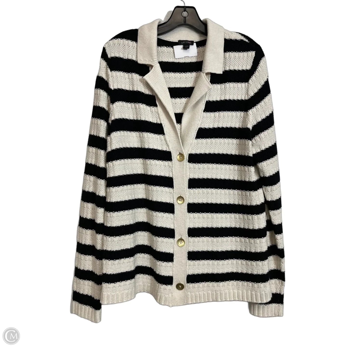 Cardigan By J. Jill In Striped Pattern, Size: S
