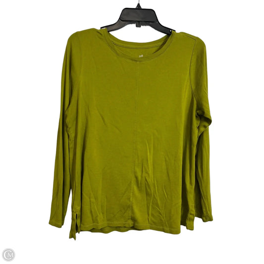 Top Long Sleeve By J. Jill In Green, Size: L