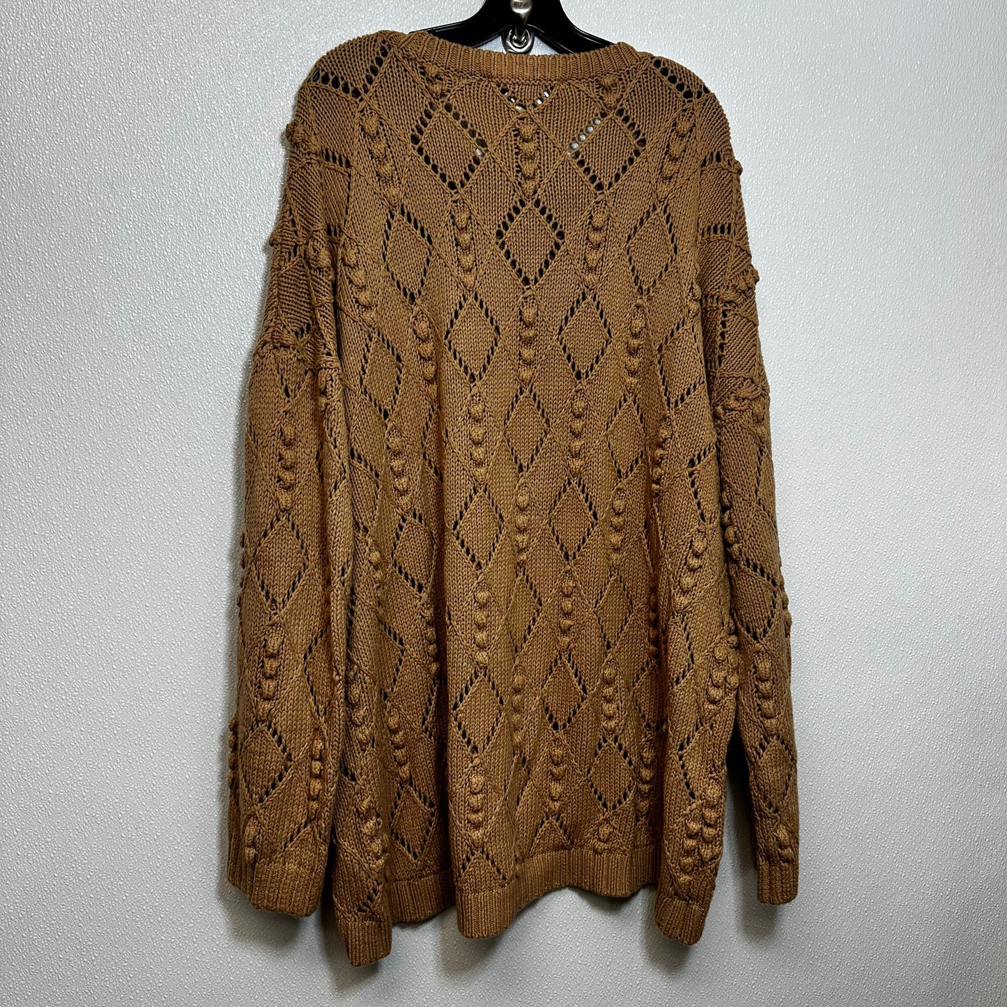 Tan Sweater Loft O, Size 3x
