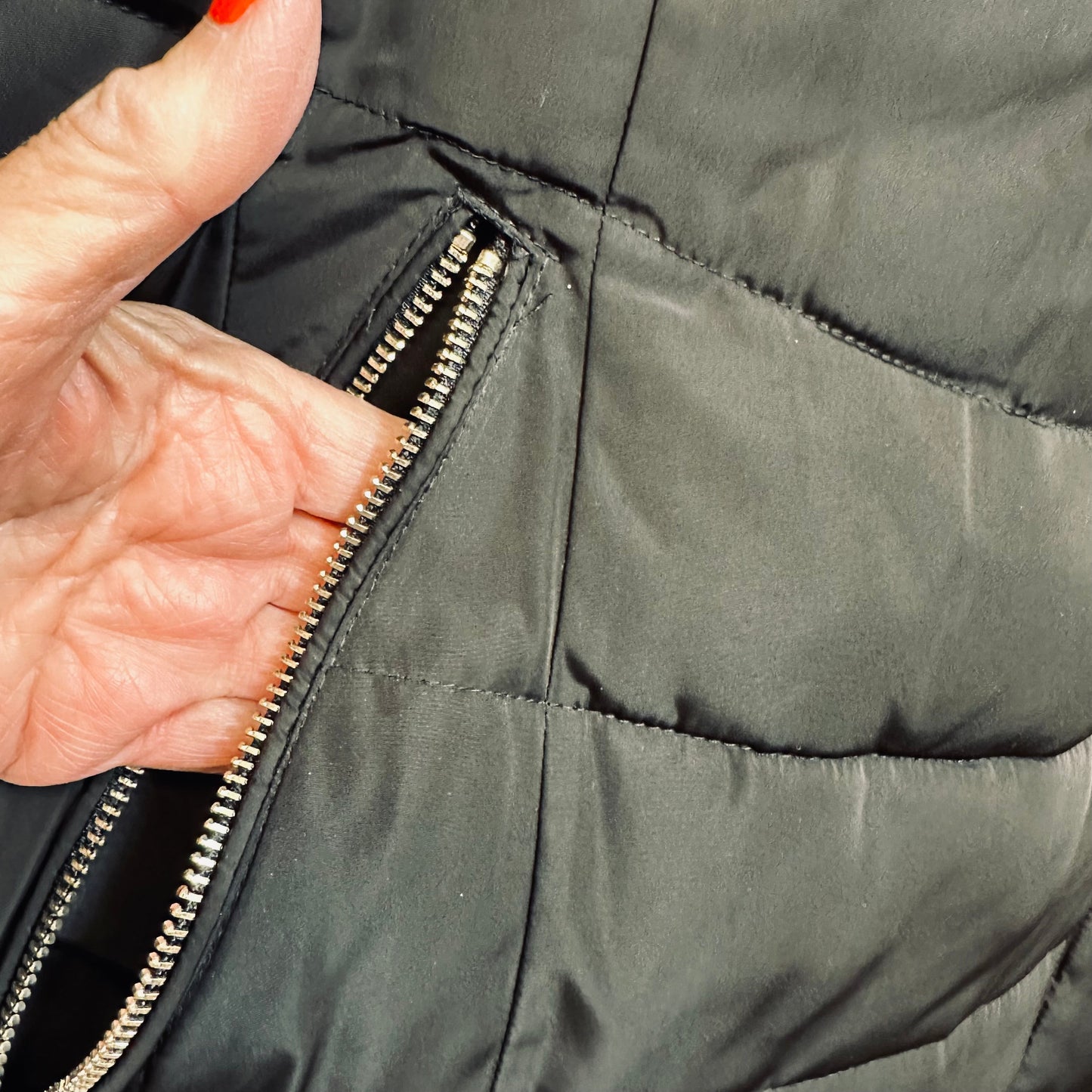 Black Vest Puffer & Quilted Calvin Klein O, Size 2x