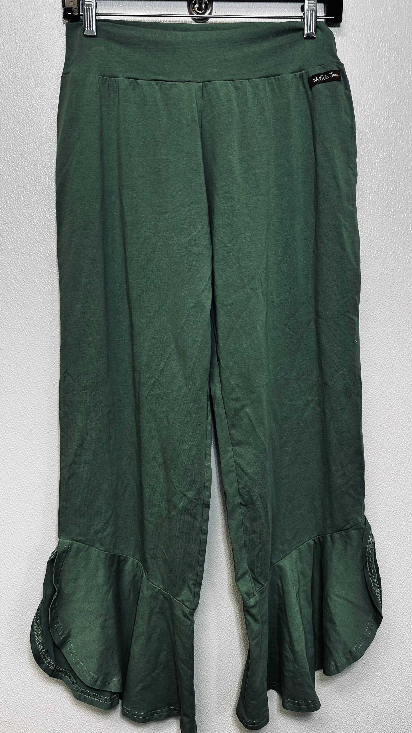 Green Pants Palazzo Matilda Jane, Size M