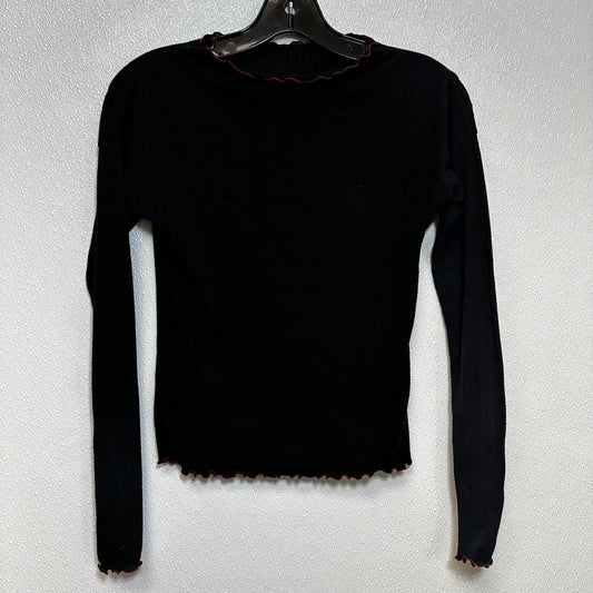 Black Top Long Sleeve Free People, Size Xs