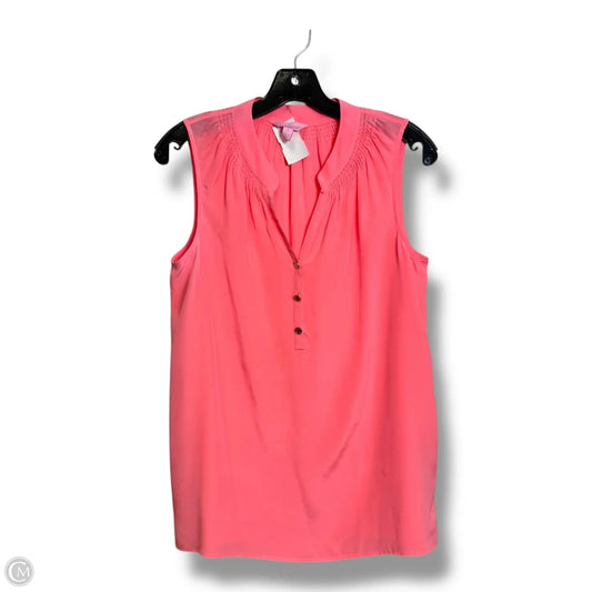 Top Sleeveless Designer By Lilly Pulitzer In Pink, Size: S