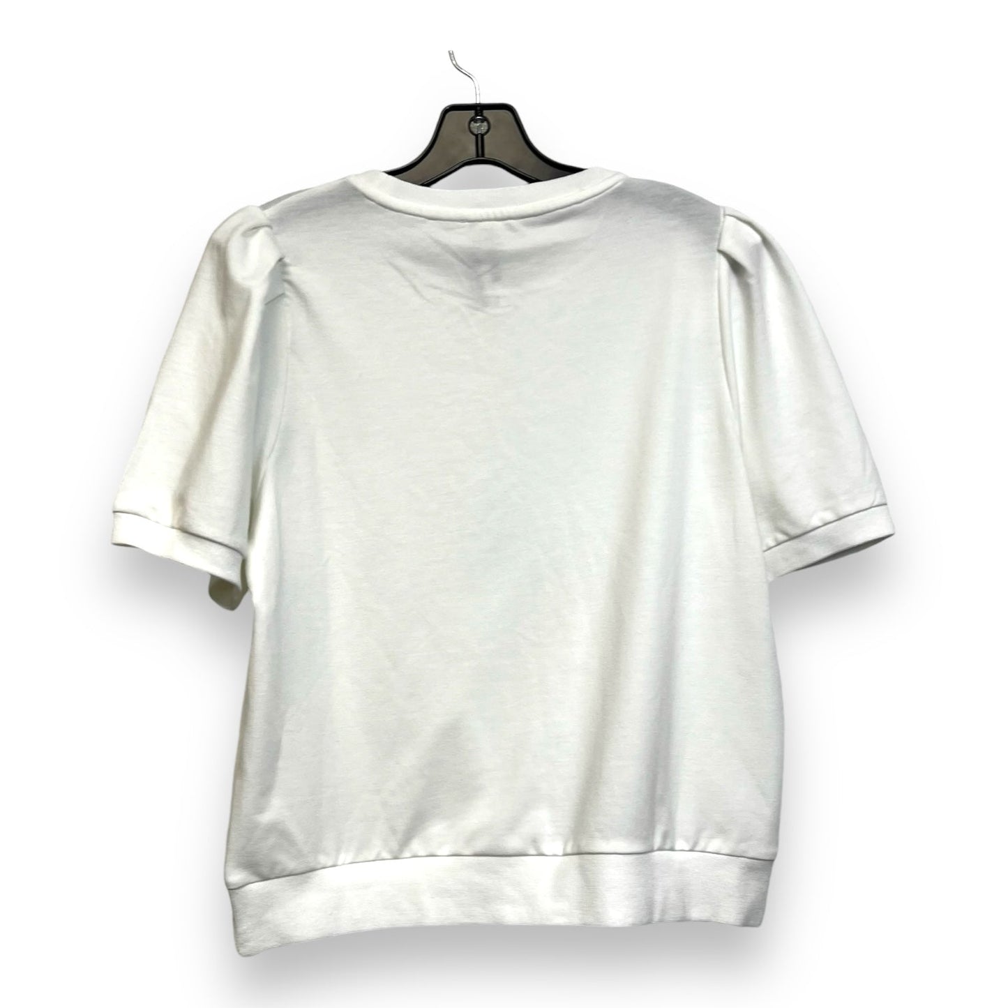 Top Short Sleeve By Jodifl In White, Size: M