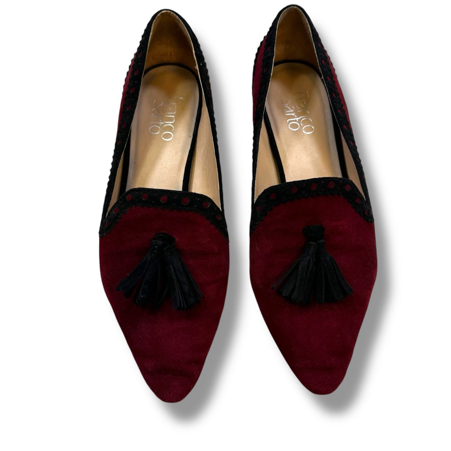 Shoes Flats By Franco Sarto In Maroon, Size: 7