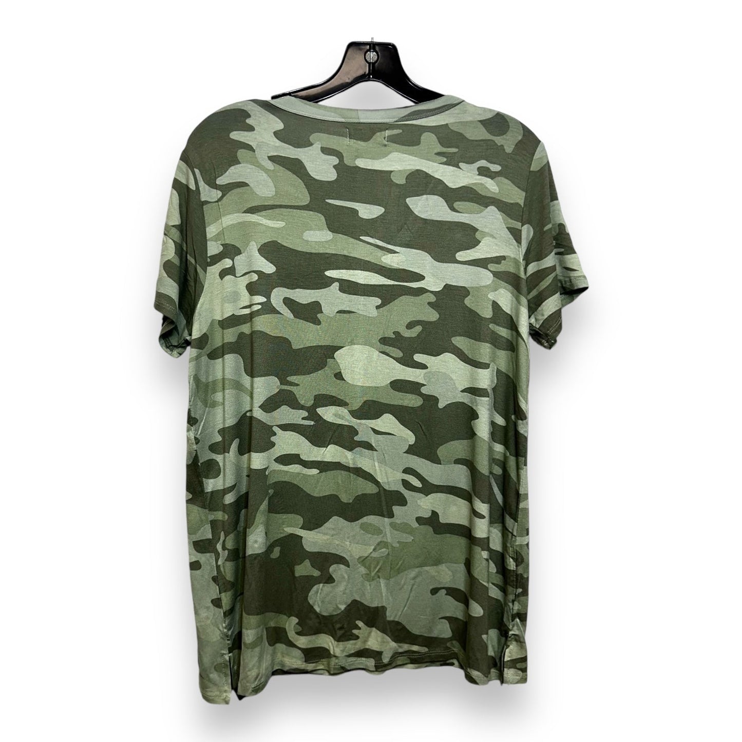 Top Short Sleeve By Mudpie In Camouflage Print, Size: S