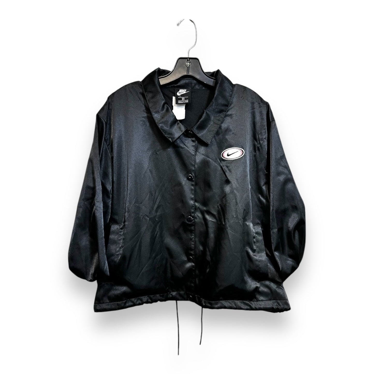 Athletic Jacket By Nike Apparel In Black, Size: 2x