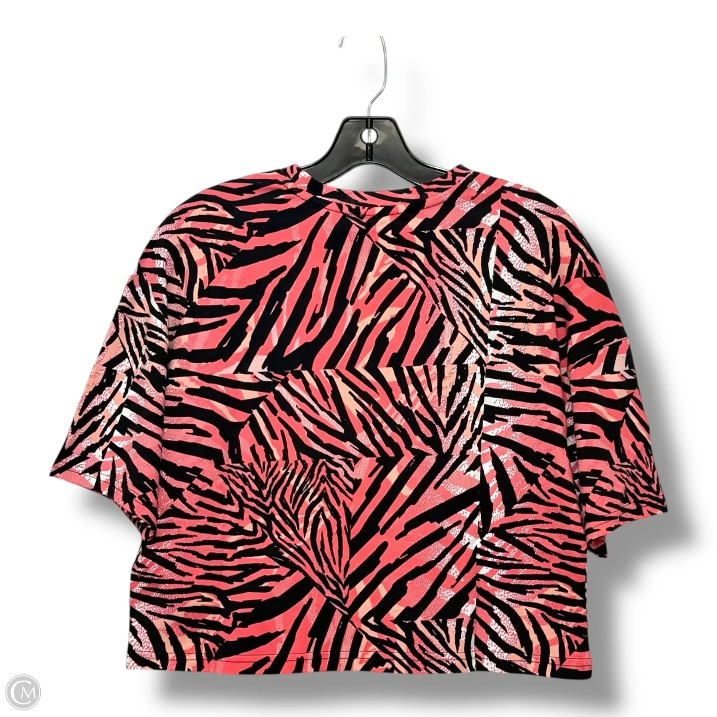 Top Short Sleeve By Puma In Animal Print, Size: Xs