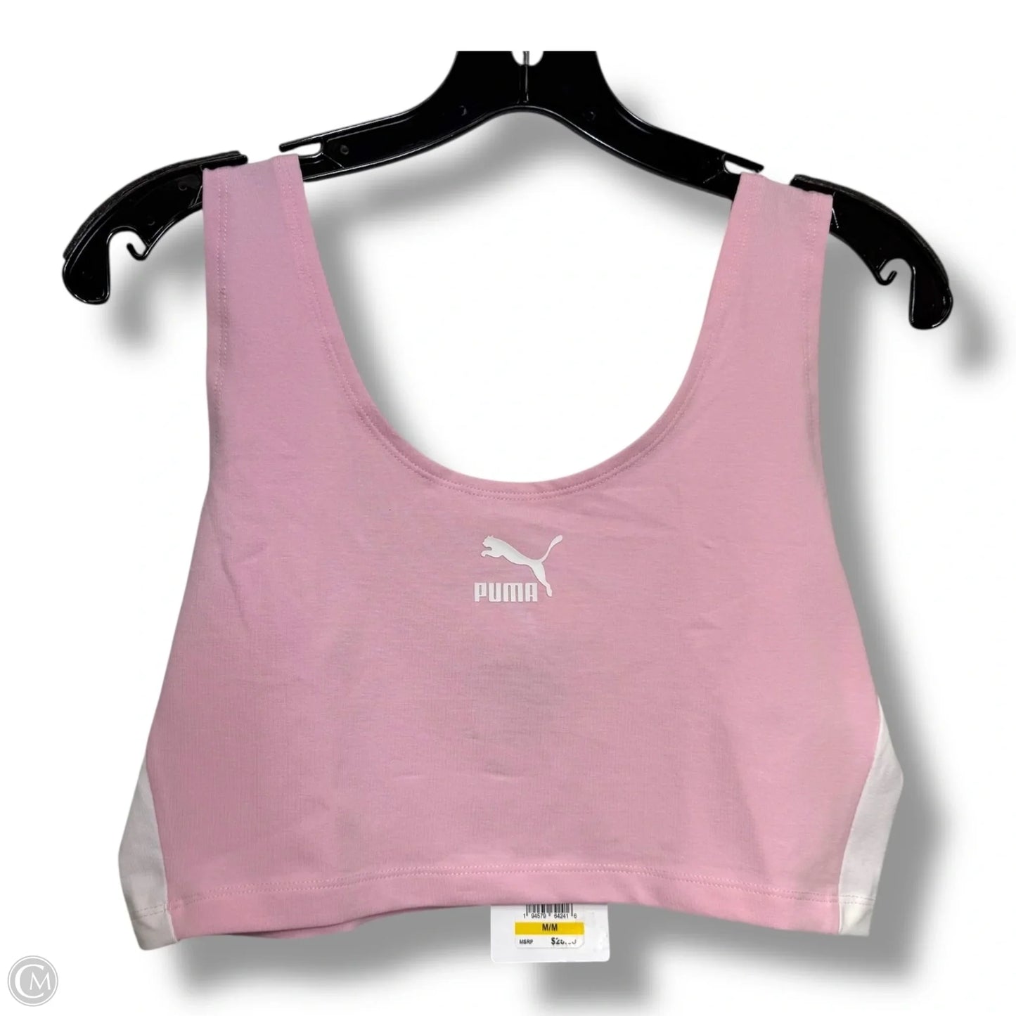 Athletic Tank Top By Puma In Pink, Size: M