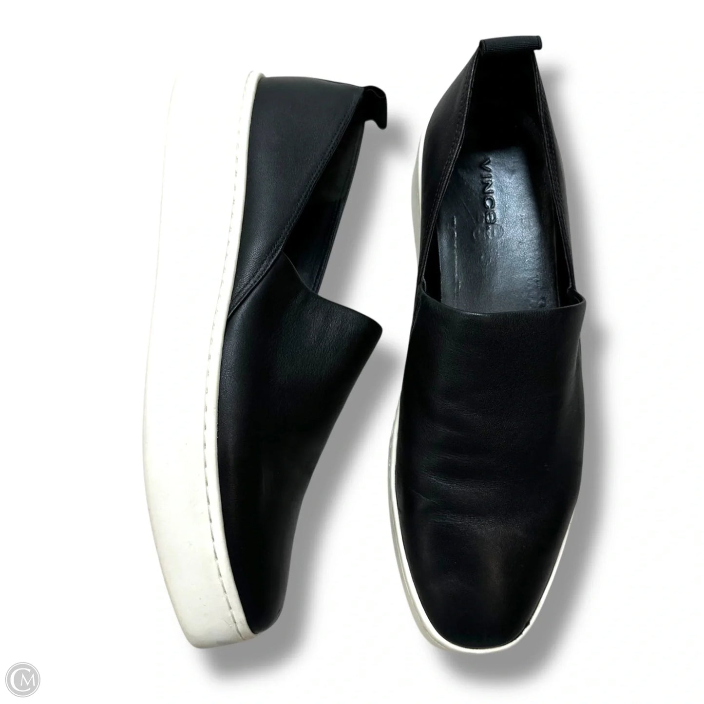 Shoes Flats By Vince In Black, Size: 9