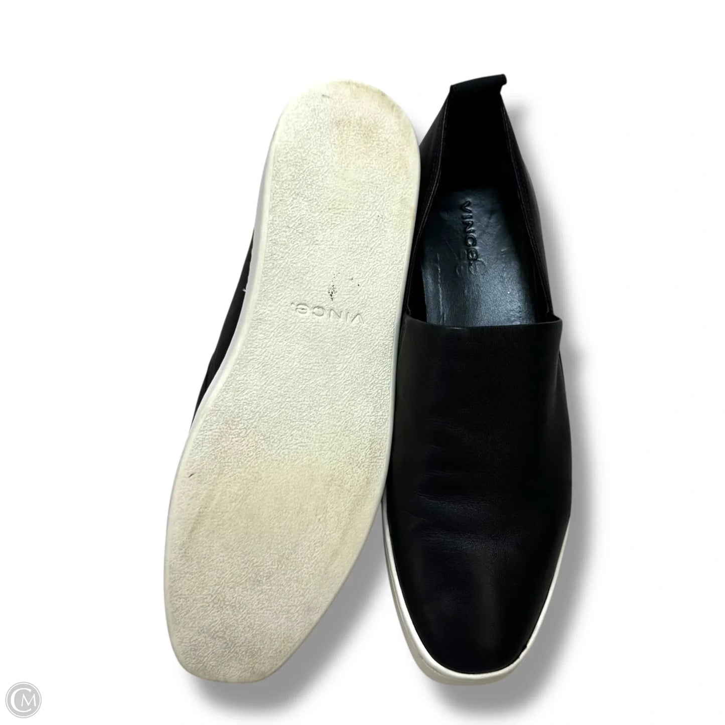 Shoes Flats By Vince In Black, Size: 9