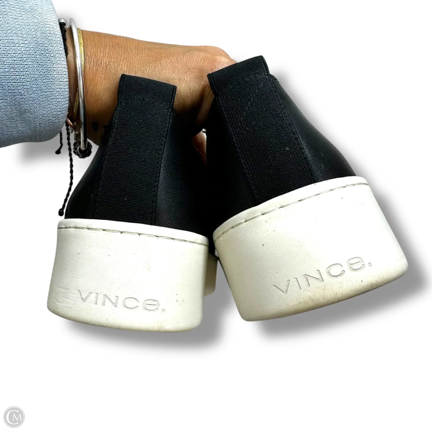 Shoes Flats By Vince In Black, Size: 9