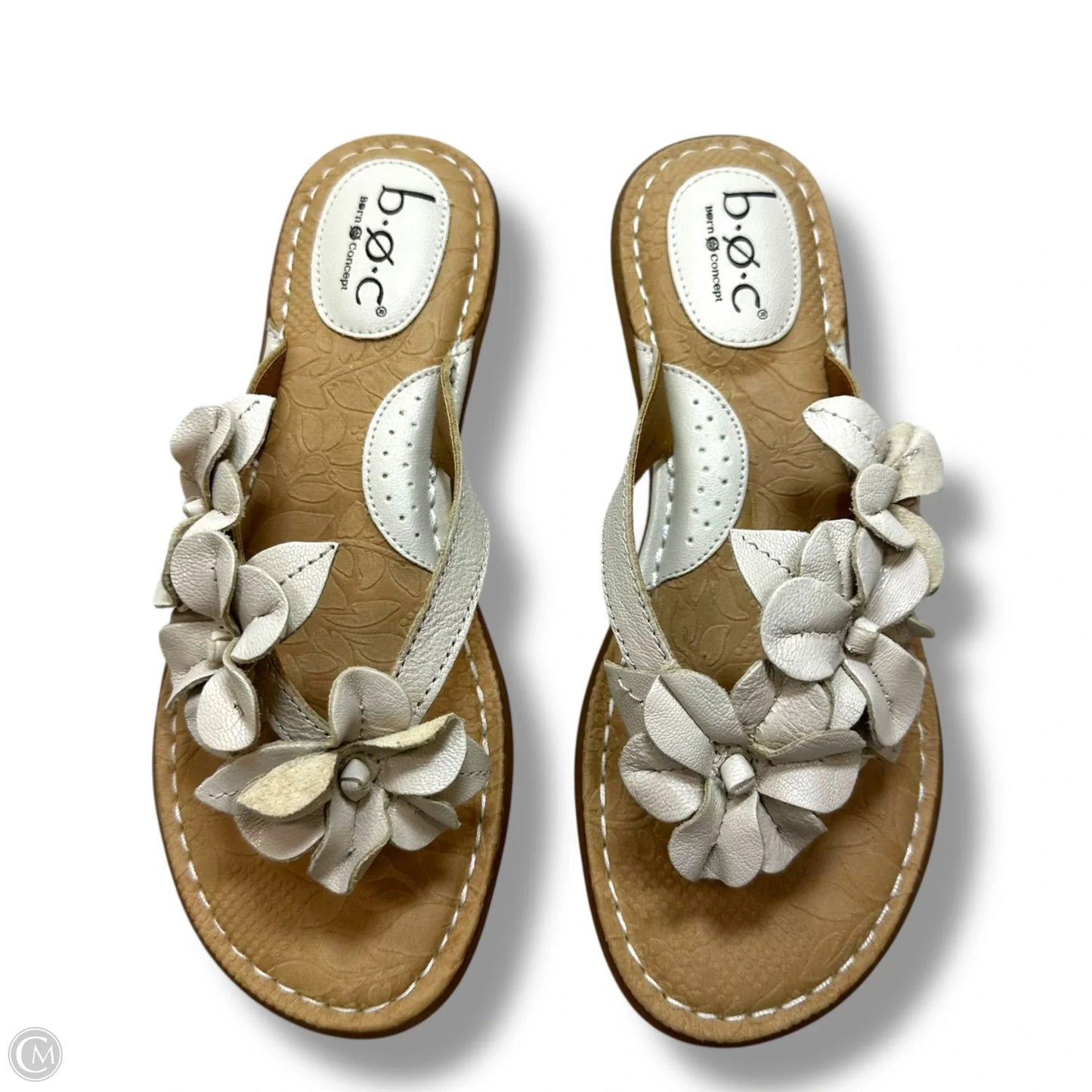 Sandals Flats By Boc In Ivory, Size: 7