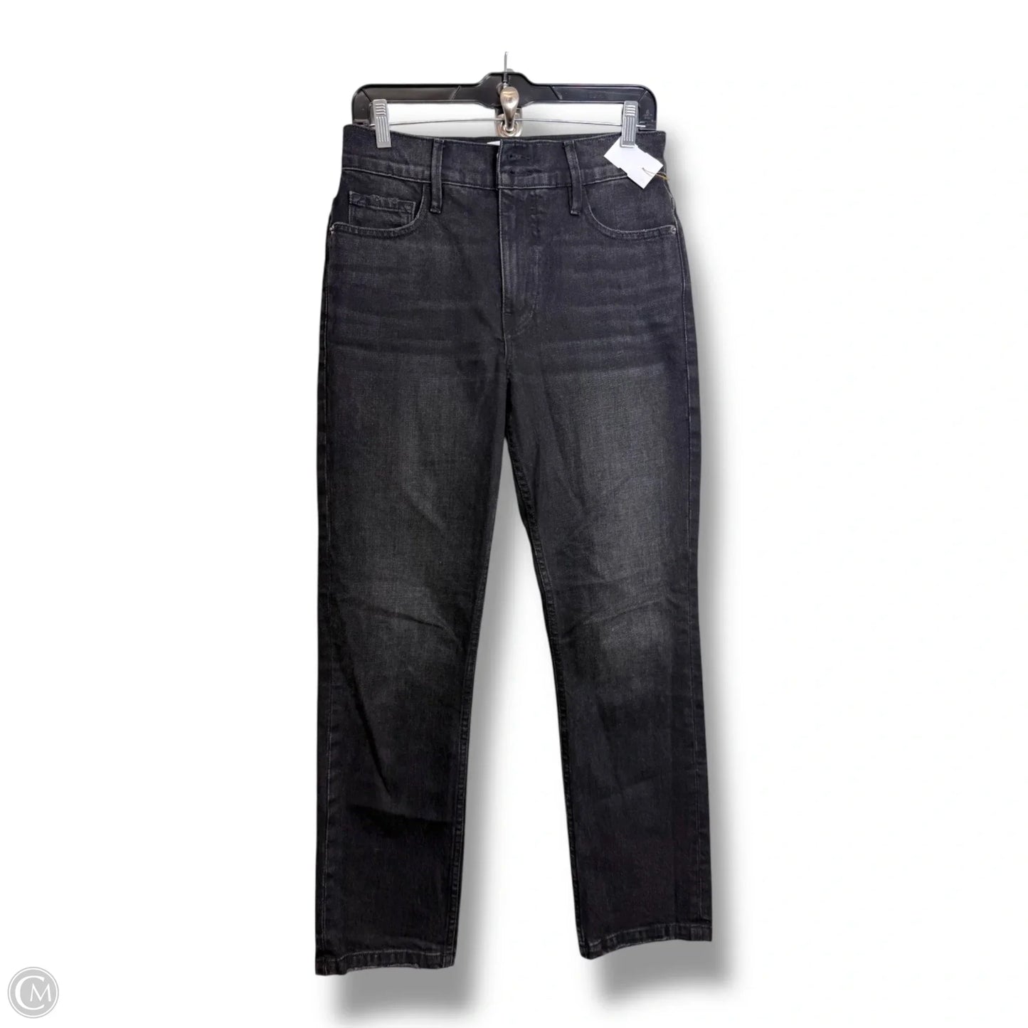 Jeans Straight By Frame In Black, Size: 4