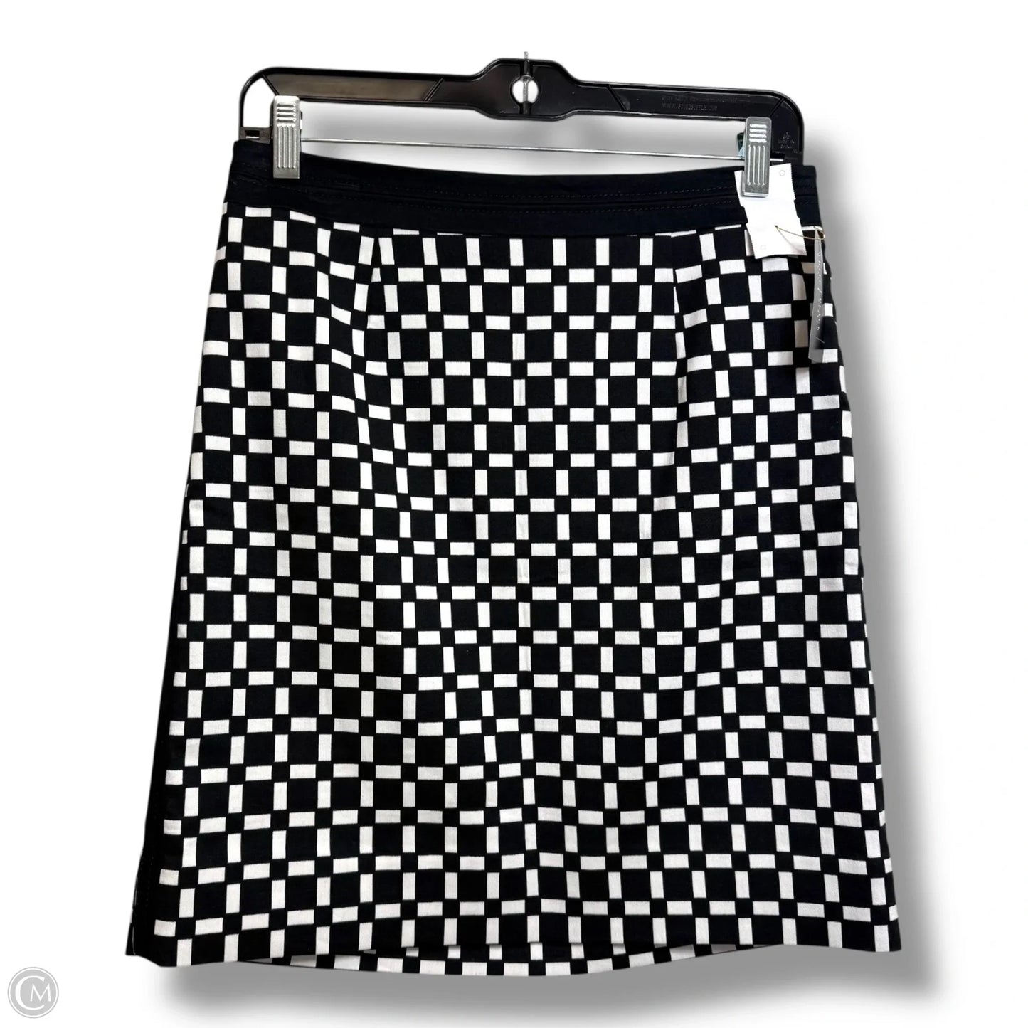 Skirt Mini & Short By White House Black Market In Black & White, Size: 4