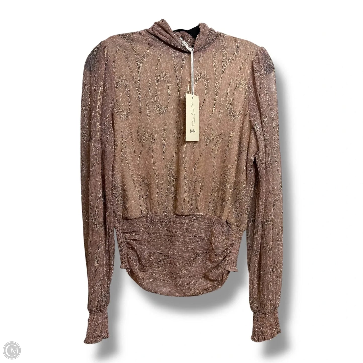 Top Long Sleeve By Joie In Pink, Size: S