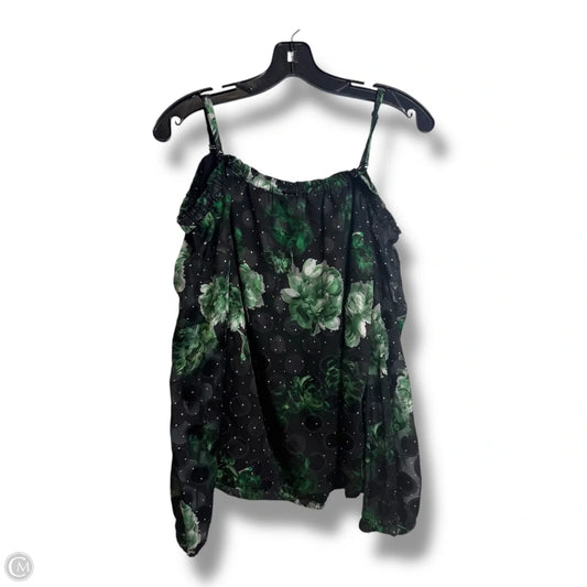 Top Long Sleeve By Inc In Black, Size: M