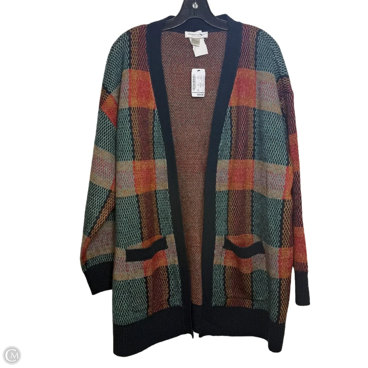 Cardigan By Christopher And Banks In Multi-colored, Size: L