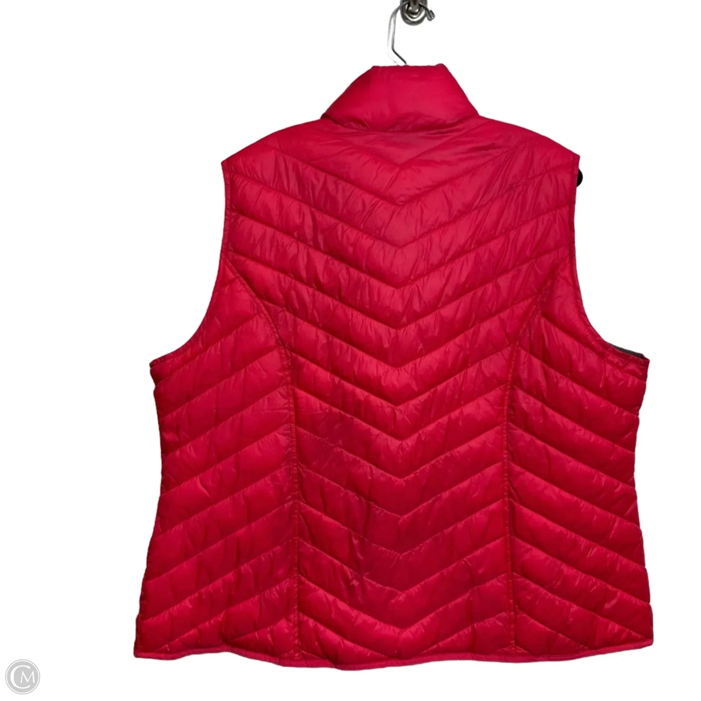 Vest Puffer & Quilted By Tek Gear In Pink, Size: 2x