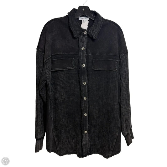 Top Long Sleeve By Clothes Mentor In Black, Size: S